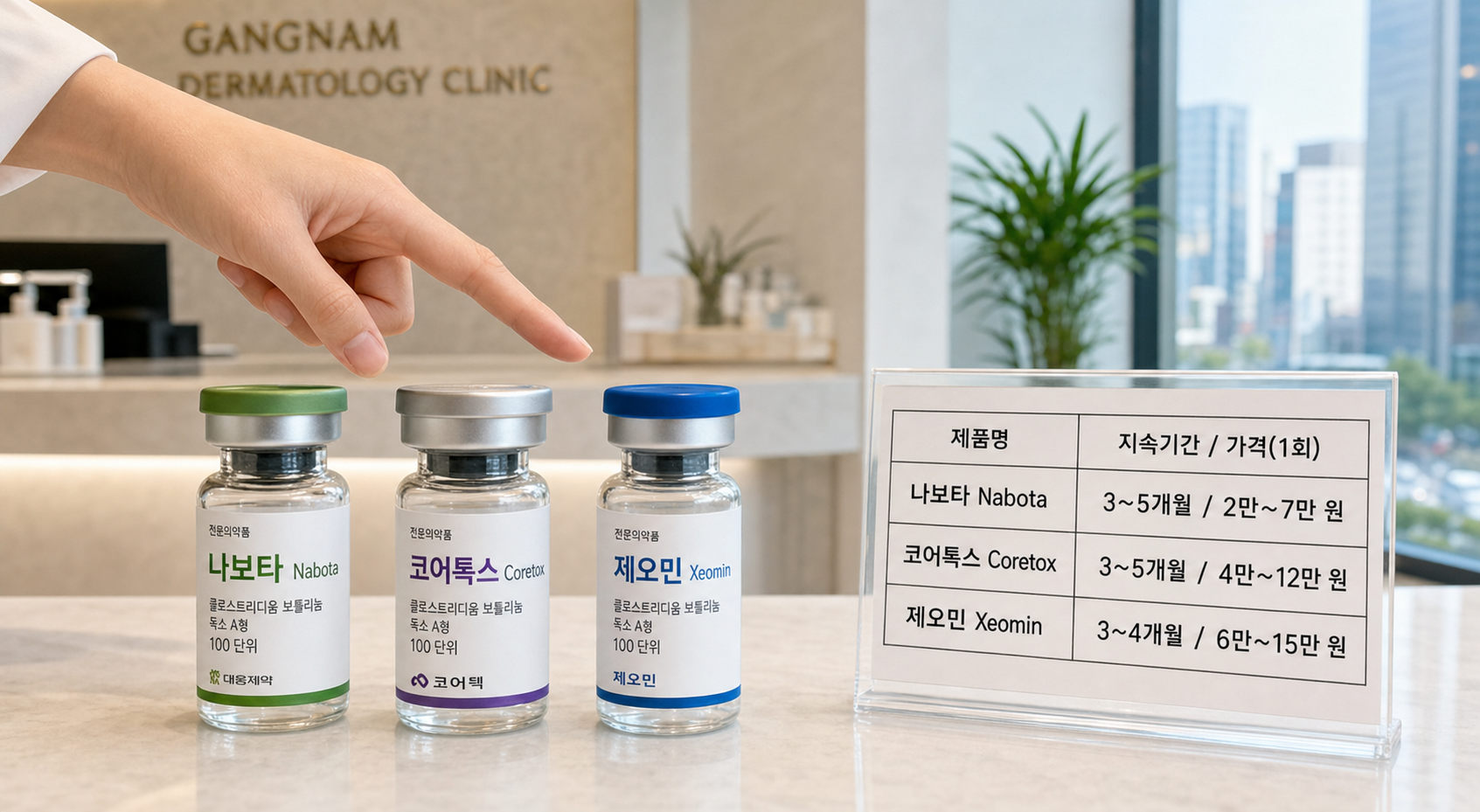 강남 피부과 보톡스 유지기간 종류별 효과와 비교 가이드